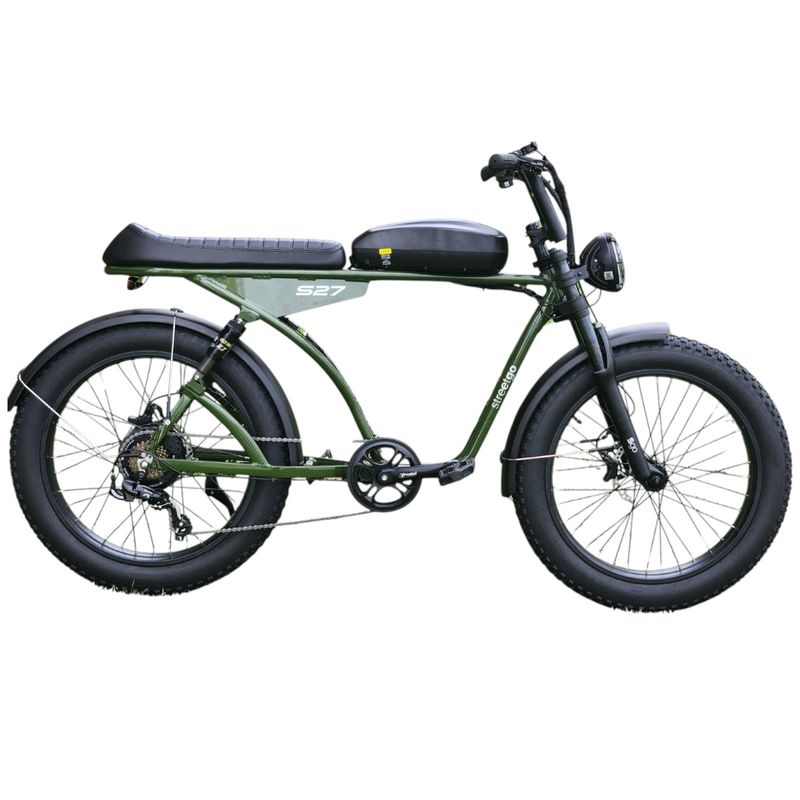 bicicleta elétrica streetgo aro 24 s27 750wh bike verde (mp)