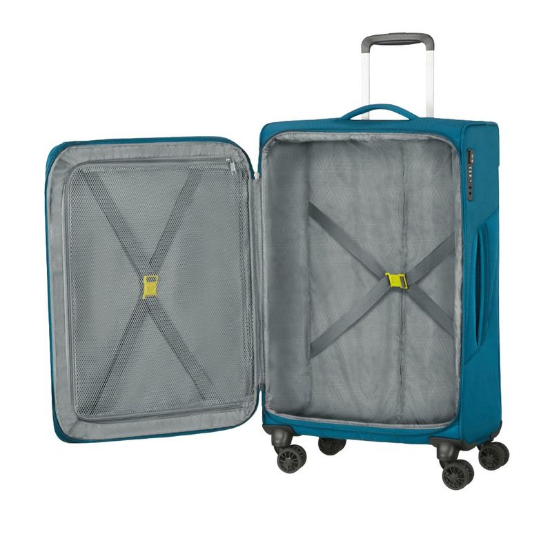mala para viagem samsonite soft summerfunk tamanho m verde 12489028241u