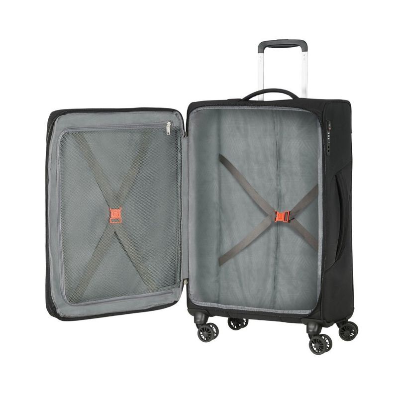 mala para viagem samsonite soft summerfunk tamanho m preto 12489010411u