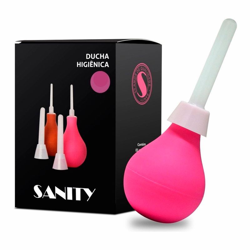 ducha ginecológica sanity com 10 unidades