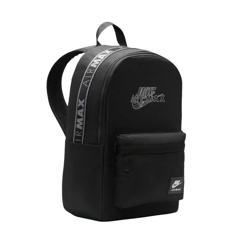 mochila nike heritage backpack airmax 25l preto 217109 (mp)