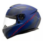 capacete articulado peels tr1 control azul fosco e marinho 56 (mp)