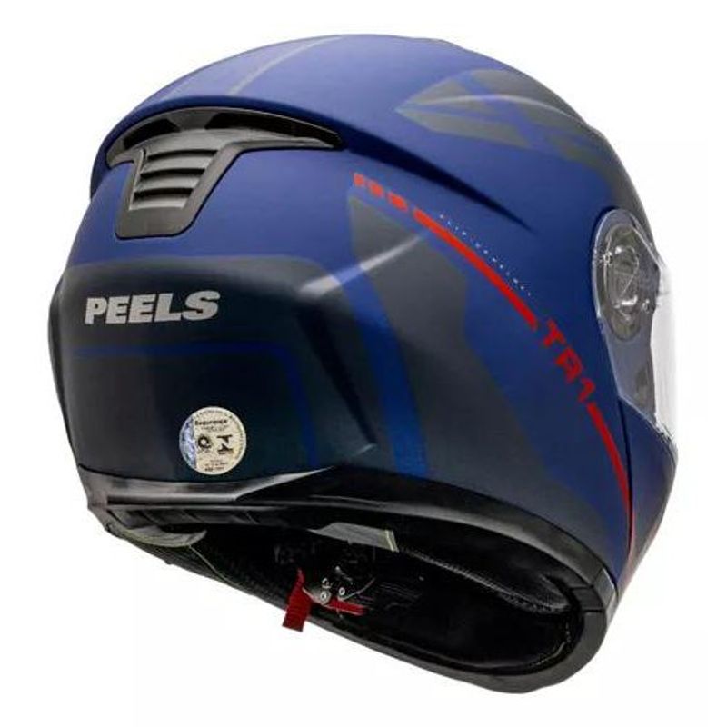 capacete articulado peels tr1 control azul fosco e marinho 58 (mp)