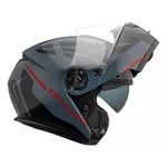 capacete articulado peels tr1 control grafite e preto 56 (mp)