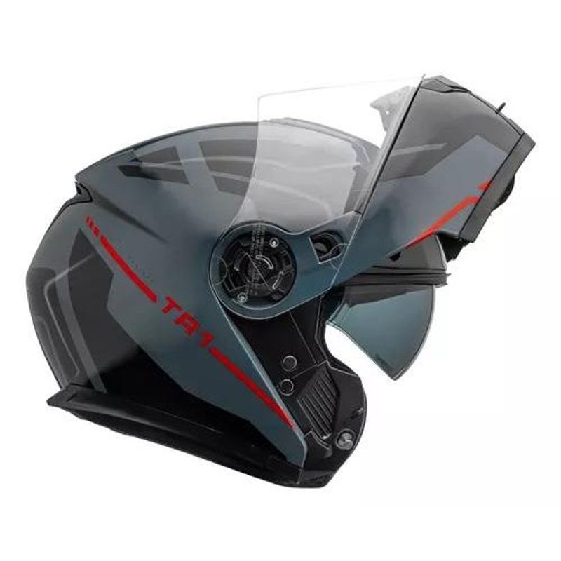 capacete articulado peels tr1 control grafite e preto 56 (mp)