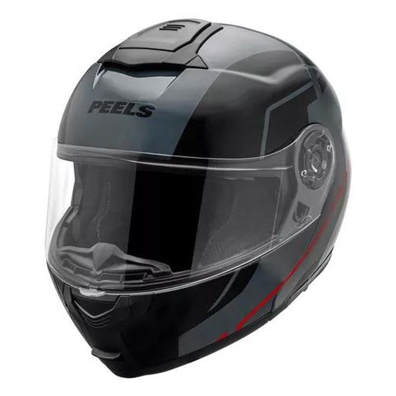capacete articulado peels tr1 control grafite e preto 56 (mp)