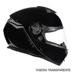 capacete articulado peels tr1 nkd preto brilho e grafite 60 (mp)