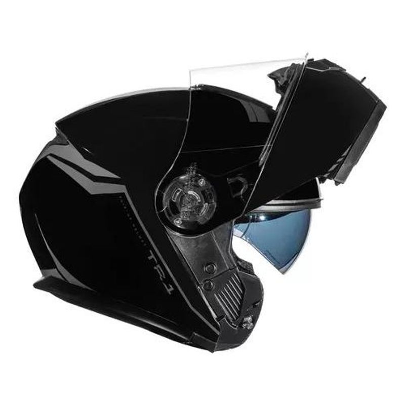 capacete articulado peels tr1 nkd preto brilho e grafite 60 (mp)