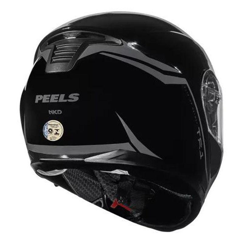 capacete articulado peels tr1 nkd preto brilho e grafite 60 (mp)