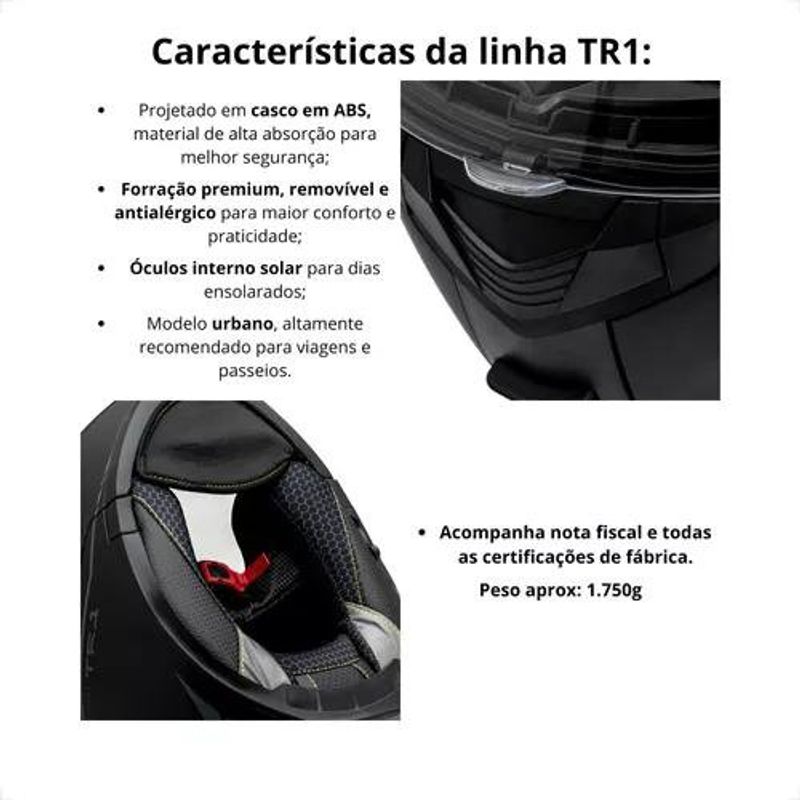 capacete articulado peels tr1 nkd verde militar fosco e prata 62 (mp)