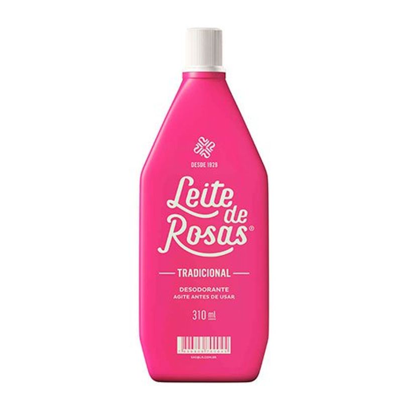 leite de rosas loção tradicional 310ml