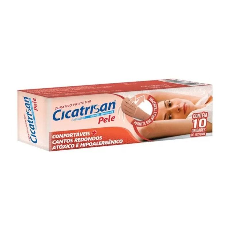 curativo cicatrizan cor da pele com 10 unidades
