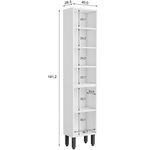 paneleiro 3 portas bertolini evidence branco 7030670