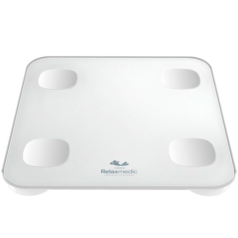 balança digital relaxmedic bioimpedancia branca rm-bd2317aw