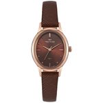 relógio feminino technos marrom 2035nco/0m