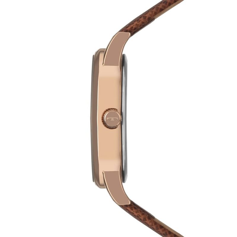 relógio feminino technos marrom 2035nco/0m