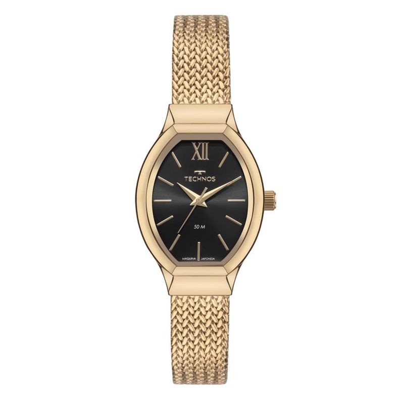 relógio feminino technos dourado 2035nct/1p
