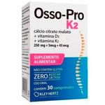 osso-pro k2 30 comprimidos suplemento cálcio e vitamina d e k hertz