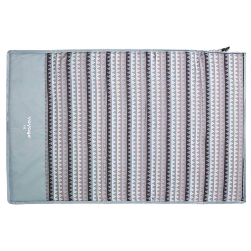 berço fit portátil voyage desmontável até 15kg com mosquiteiro imp01723 azul geo (mp)