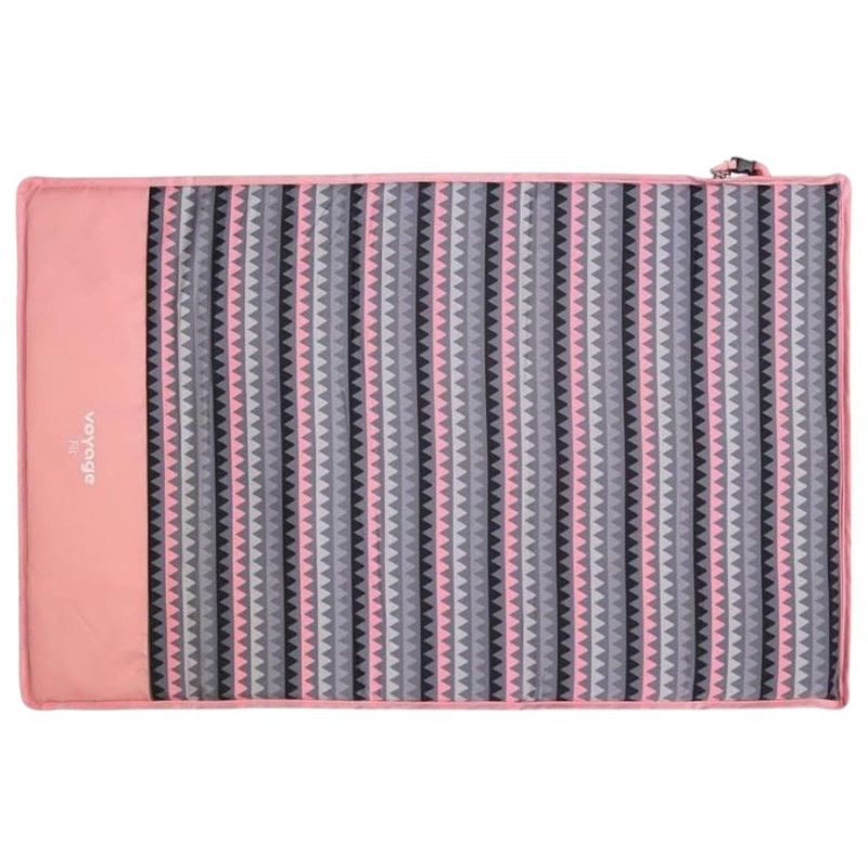 berço fit portátil voyage desmontável até 15kg com mosquiteiro imp01724 rosa geo (mp)