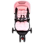 carrinho de bebê delta voyage até 15kg imp02304 rosa mescla (mp)