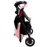 carrinho de bebê delta voyage até 15kg imp02304 rosa mescla (mp)