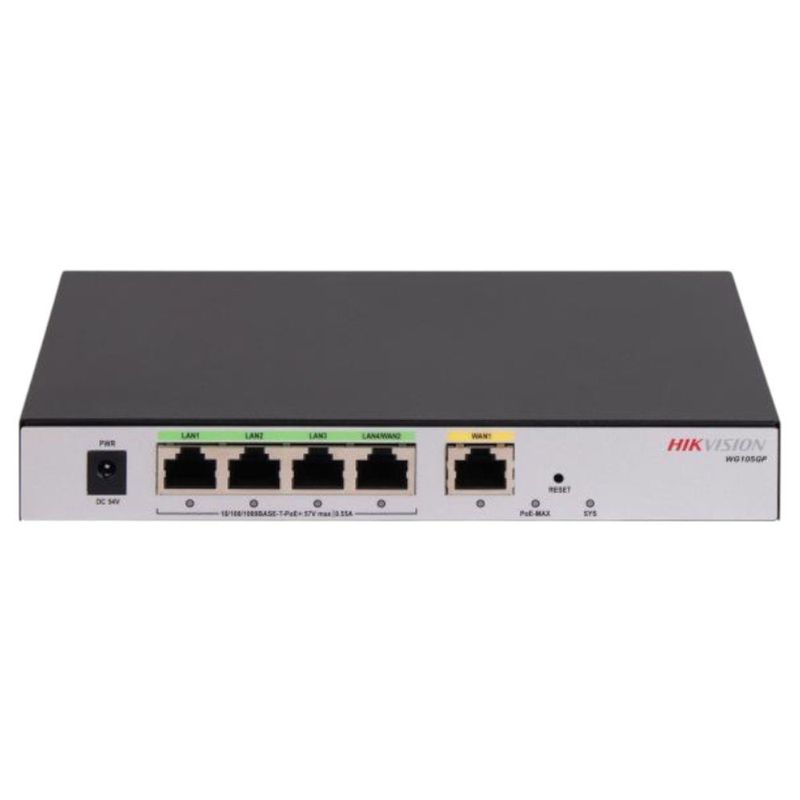 roteador poe all in one 5 portas 60w ds-3wg105gp-si hikvision (mp)