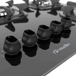 cooktop 5 bocas mueller superautomático preto 601270003