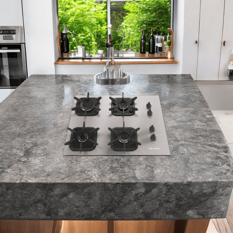 cooktop mueller 4 bocas mcg4bk alumínio