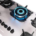 cooktop mueller 5 bocas mcg5bk alumínio