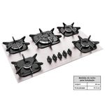 cooktop mueller 5 bocas mcg5bk alumínio