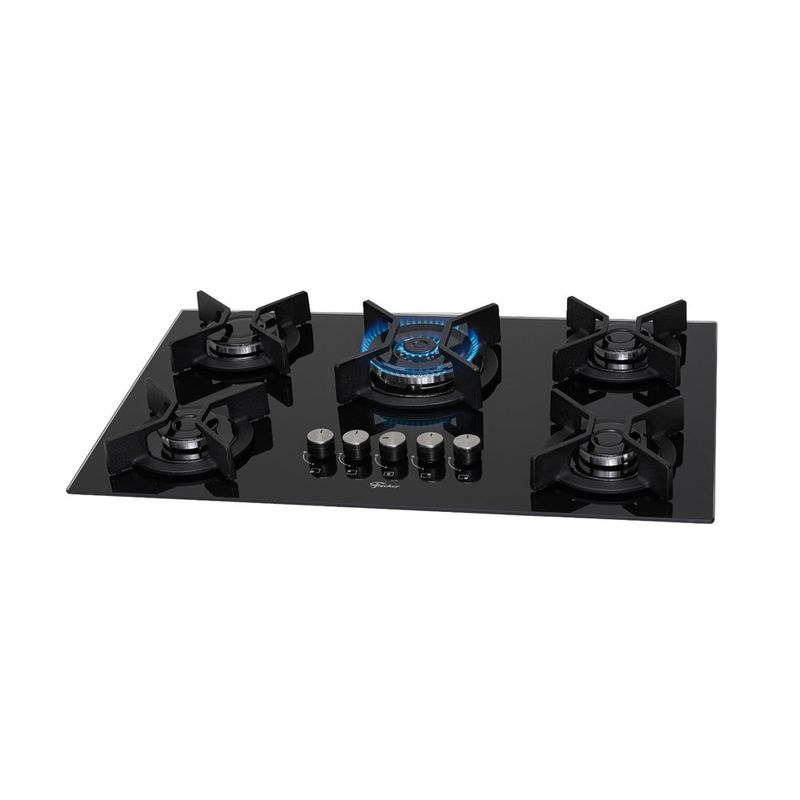 cooktop 5 bocas fischer tc infinity automático bivolt preto 26298-57077