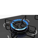 cooktop 4 bocas itatiaia essencial com mesa de vidro temperado preto bivolt (mp)