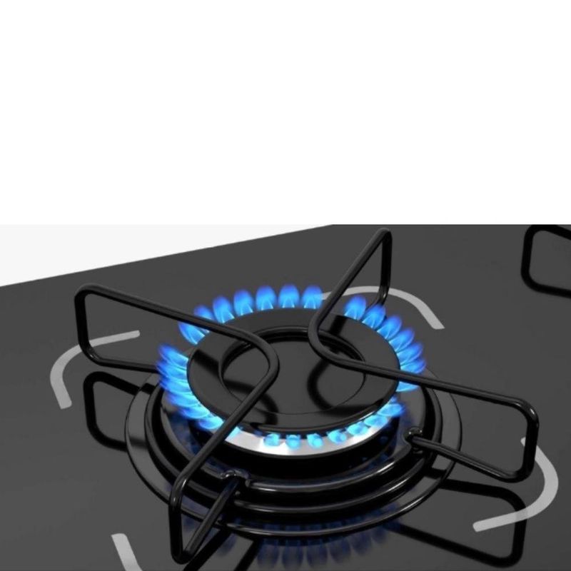 cooktop 4 bocas itatiaia essencial com mesa de vidro temperado preto bivolt (mp)