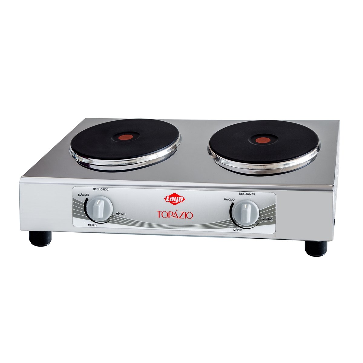 Fogão Elétrico de Mesa 2 Bocas Topázio Layr 4.0