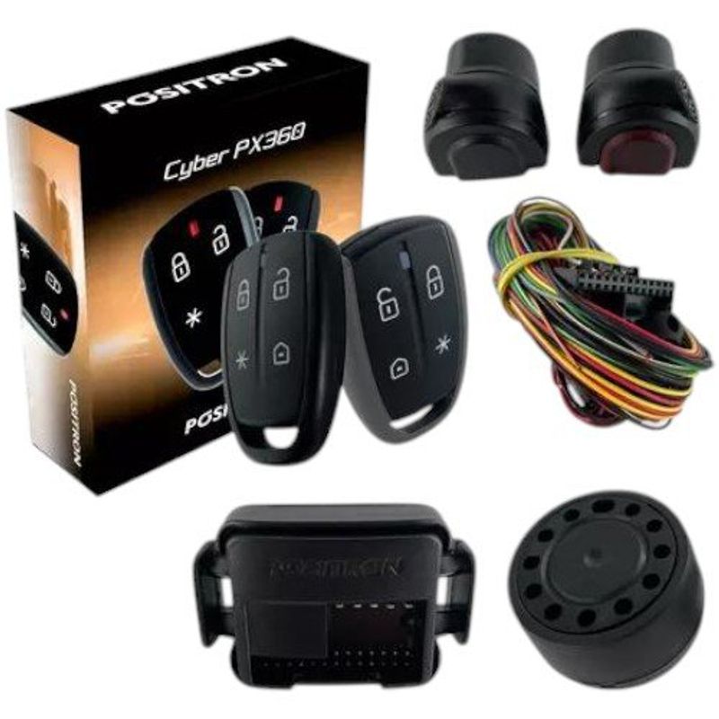alarme automotivo positron cyber px360 bluetooth com sensor de presença (mp)