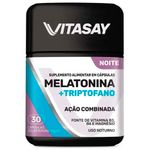 vitasay melatonina+triptofano 30 cápsulas gelatinosas suplemento alimantar hypera