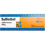 sulferbel sulfato ferroso 40mg 1000 comprimidos revestidos belfar