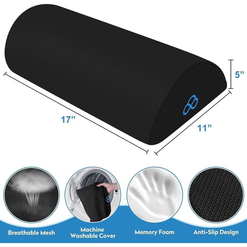 almofada de apoio para pés steplively preto a-bi