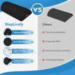 almofada de apoio para pés steplively preto a-bi