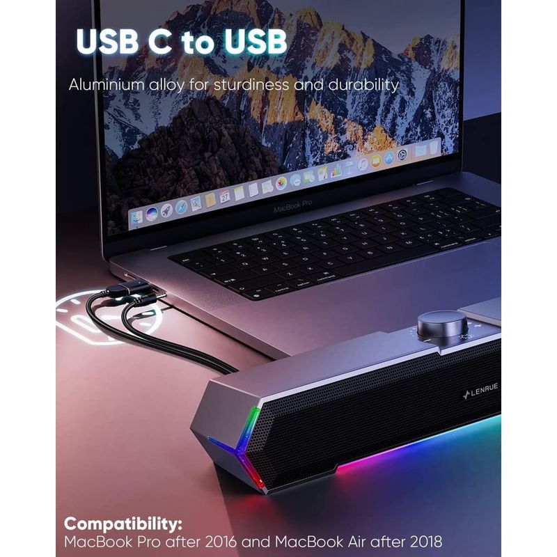 alto-falante usb para desktop lenrue a-bi