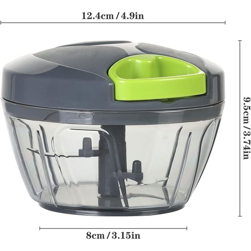 cortador manual de alimentos cambom - 550ml cinza a-bi