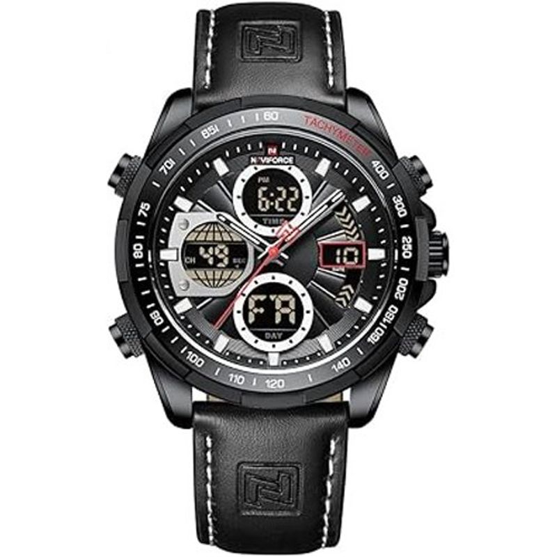 relógio masculino naviforce digital esportivo a-bi