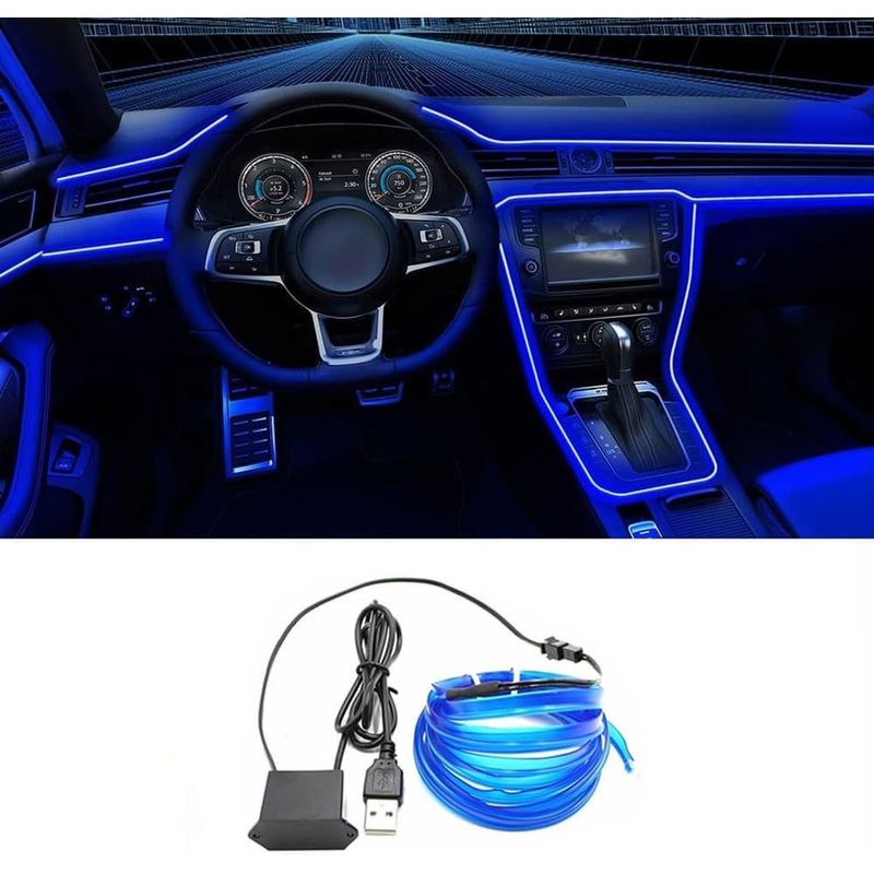 lâmpada neon led azul qvevdacar para carro a-bi