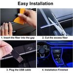lâmpada neon led azul qvevdacar para carro a-bi