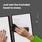 caderno inteligente rocketbook core - preto a-bi