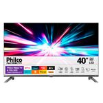 smart tv 40" philco tv led dolby audio roku space gray ptv40m9gr2cgb