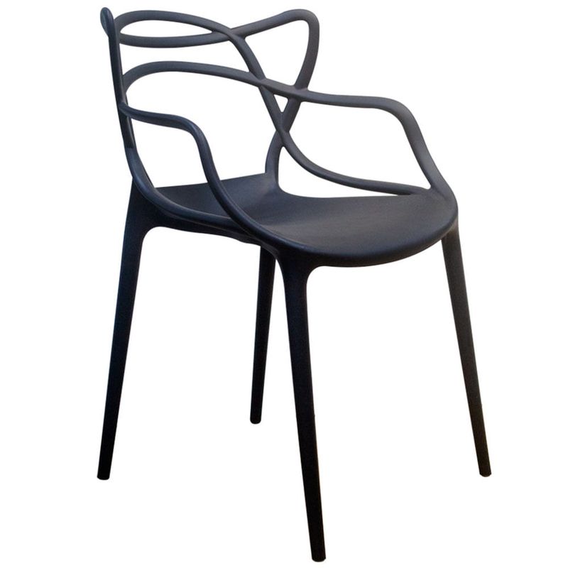 conjunto de cadeiras 2 unidades seat&co berrini preto