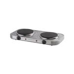 fogão elétrico de mesa 2 bocas agratto 2000w fm01 127v inox - 4917 (mp)