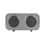 fogão elétrico de mesa 2 bocas agratto 2000w fm01 127v inox - 4917 (mp)